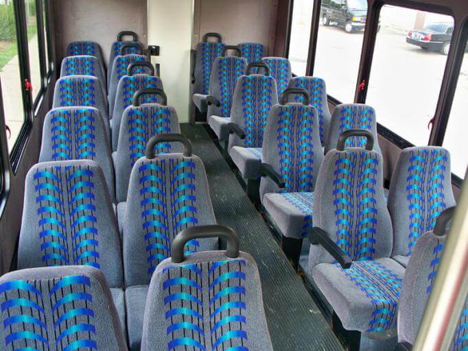 East Orange 25 Passenger Mini Bus Interior