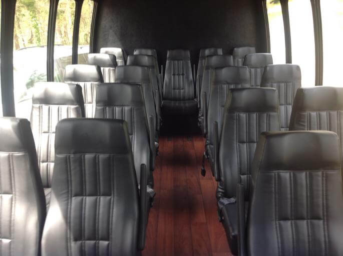 Clifton 30 Passenger Shuttle Bus Interior